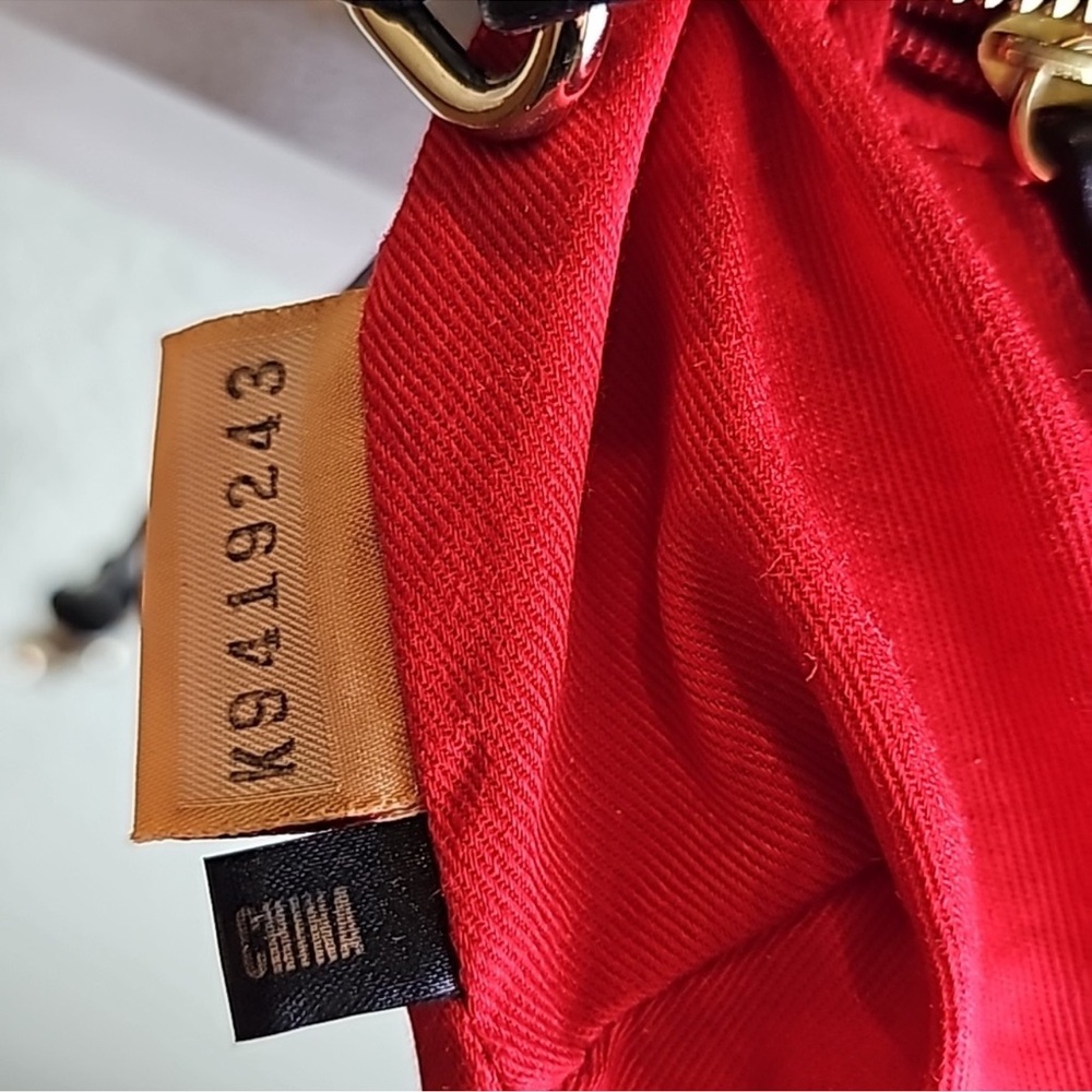 Y2K Dooney & Bourke Whimsy Print Goldtone Hardware Leather Trim Minibag Y2K - Picture 14 of 16
